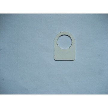 M-350/300 ACRYLIC PUSHBUTTON TAG 22/25MM WHITE